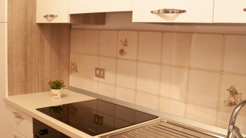 Fridge, microwave, dining tables