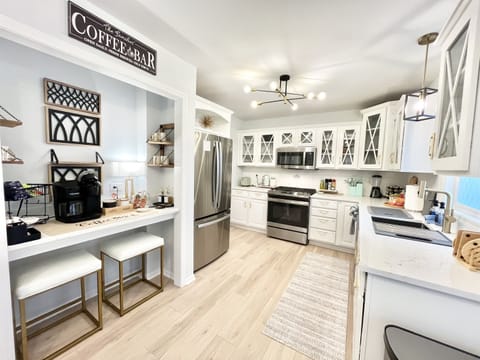 Beautiful Kitchen with coffee bar