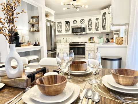 Beautiful kitchen and dining table