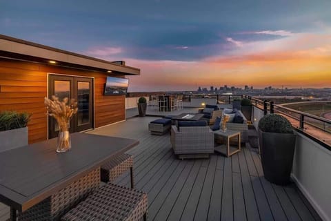 Watch the sunset from The Alistair House, one of your two private roof deck.