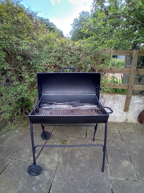 Bbq with utensils, please bring coals.