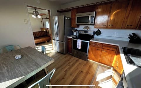 Fully stocked kitchen