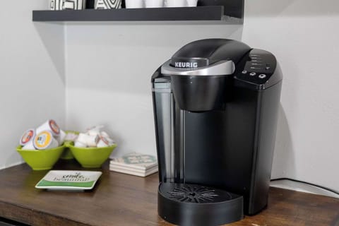 Always fully stocked with coffee, cream and sugar!