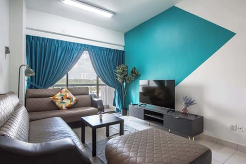 The modern living area.