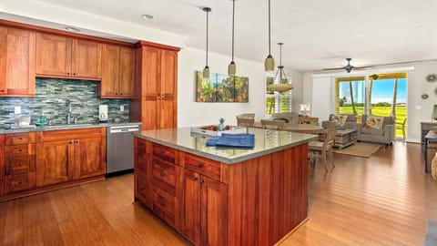Pili Mai Resort at Poipu #08D - Kitchen & Great Room - Parrish Kauai
