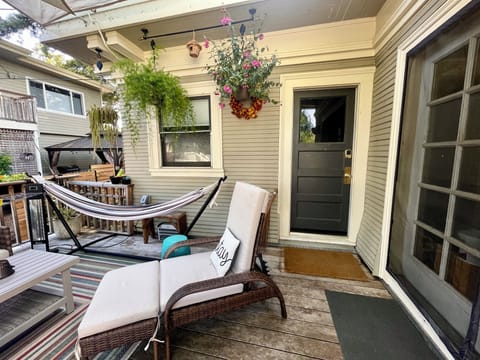 Your room entrance through private deck
