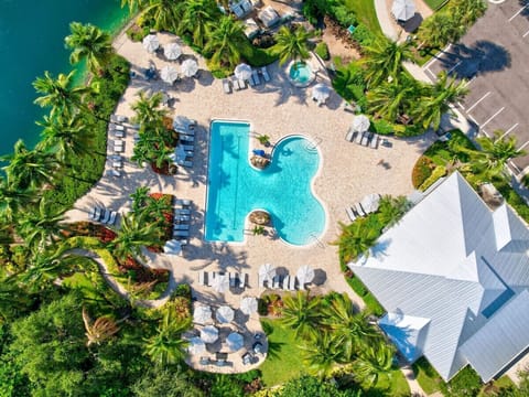 Bird`s eye view of the property