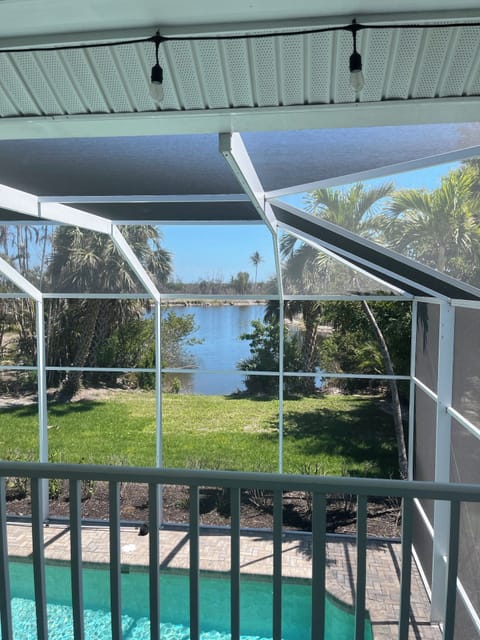 View from upper balcony.