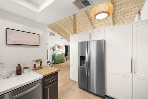 Pantry and dish storage.