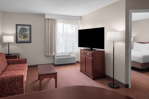 Stretch out in the living area with big-screen entertainment.