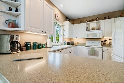 Kitchen with a clean open concept