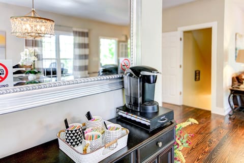 Coffee Bar located in dining space