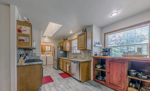 Fully stocked kitchen