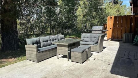 Lots of seating for outdoor enjoyment