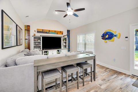 Open Living Space with smart tv