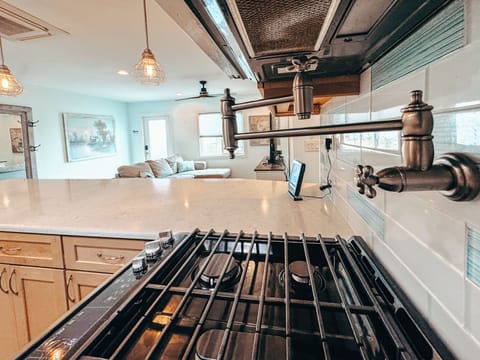 Experience the convenience of our fully stocked kitchen
