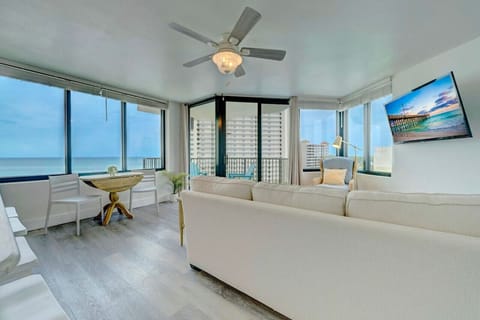 completely remodeled modern beach condo, boasting stunning ocean views