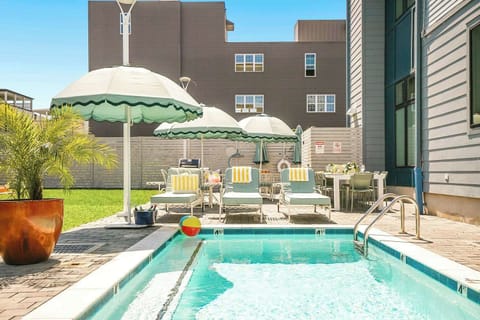 relax by our heated pool