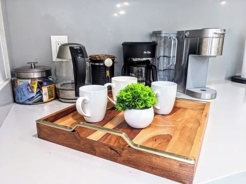 Coffee & Tea Station in the Kitchen. 