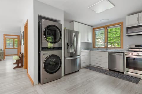 Stay fresh and fueled—laundry + kitchen in one.