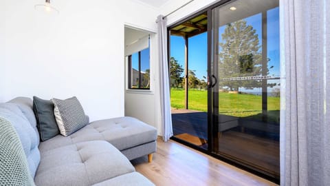 Enjoy a panoramic nature view in the living area