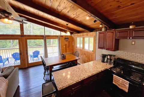 Enjoy breathtaking views from the kitchen