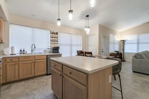 Open kitchen with everything you would need