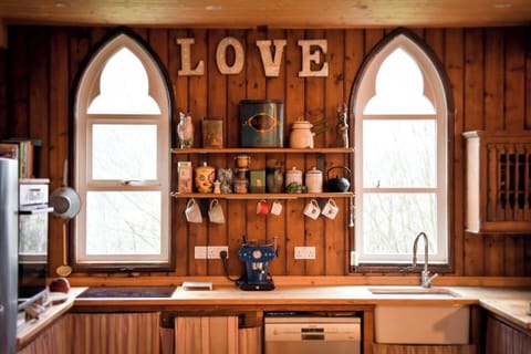 The Tabernacle is full of beautiful design and historical features. handcrafted in the 1840's and then again in the 21st century by master wood workers. The kitchen was made using the original pews.