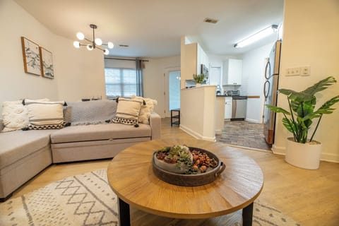 Ski View Summit's cozy living area