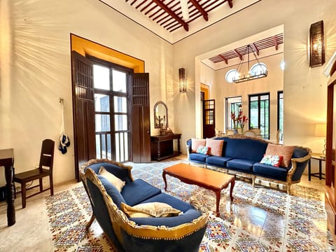 Entry living room