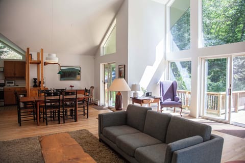 Many places to socialize or curl up with a book.