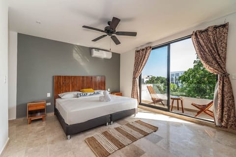 Relax in this inviting space with plush bedding and soft lighting.