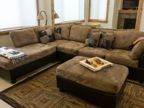 Sink into the comfortable sofas after a day exploring.