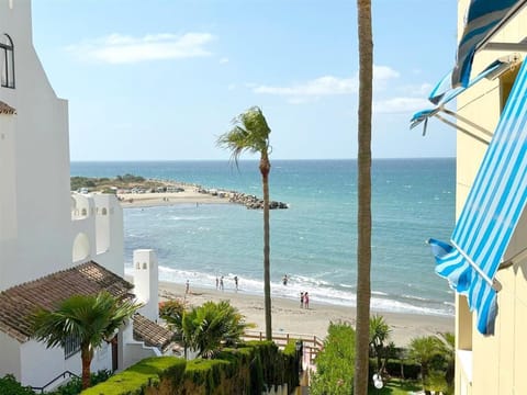 Beautiful sea views from the terrace of this apartment