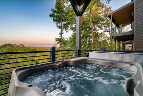 Welcome to the Smoky Mountains. Enjoy a soak in our cabins private hot tub. Drained, cleaned, and refilled after each stay.
