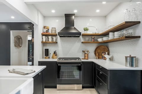 Everything you need is at your fingertips in this thoughtfully equipped and spacious kitchen.