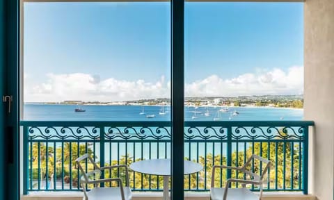 Balcony. Exact unit will be assigned upon arrival. Views, colors, and decor may vary.