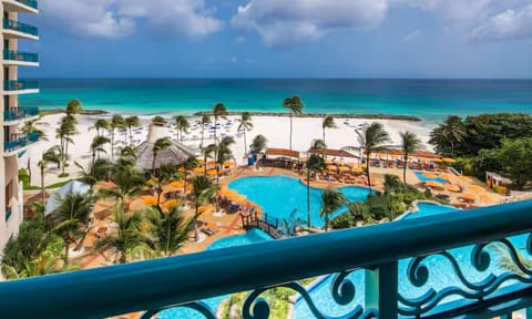 Balcony. Exact unit will be assigned upon arrival. Views, colors, and decor may vary.