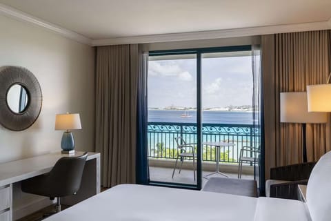 Unit with King bed. Exact unit will be assigned upon arrival. Views, colors, and decor may vary.