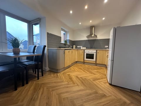 Kitchen and dining area