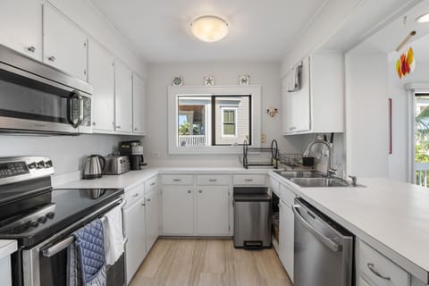 more than enough of everything you could need in the cupboards
