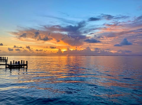 Sunset view from the marina