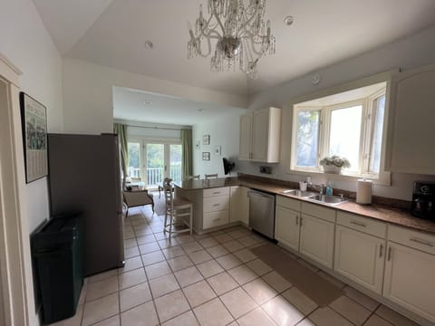 14 ceilings in the very large kitchen