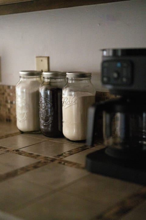 Coffee, sugar, and essentials are provided to start your day off right!