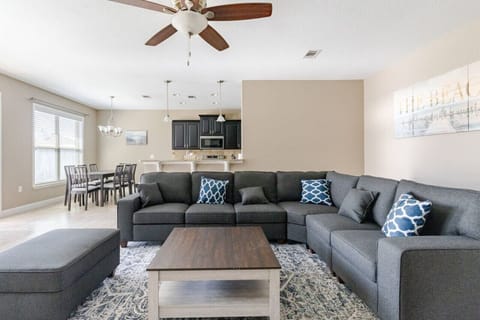 Spacious yet cozy living room