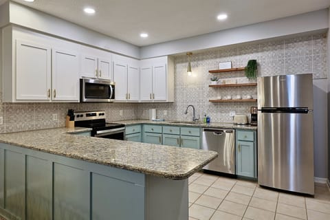 Kitchen with full size appliances