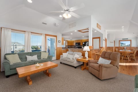 WH582: Beachnuts Too | TL Living Area - Deck Access