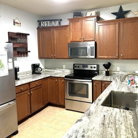 Kitchen Stocked with All Your Getaway Necessities