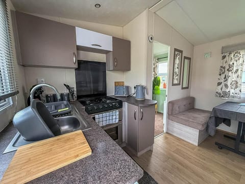 Cozy kitchen with modern appliances and natural light