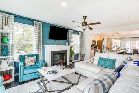 Charles Town Vacation Rental | 4BR | 3.5BA | 2,250 Sq Ft | 2 Steps Required